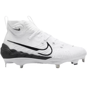 Nike Alpha Huarache NXT White Black Metal Cleats DJ6517-101 Men Size 8.5 NWT - Picture 1 of 12