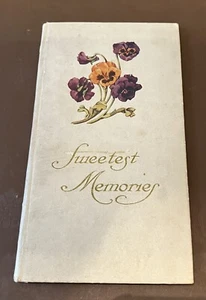 Antique Booklet Sweetest Memories By Cupples& Leon Co. NY - Picture 1 of 6