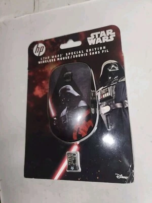 Raro Ratón Inalámbrico HP Star Wars Darth Vader Edición Especial *Nuevo en Caja Sellada* Foto 1 de 2