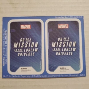 Marvel Go On A Mission In The Loblaw Universe Cards 1 Four Card Pack  - Bild 1 von 2