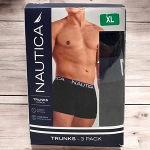 Nautica Men's 3 Pack Cotton Stretch Boxer Briefs Size XL - Picture 1 of 1