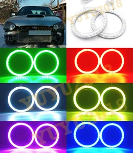 Anillo halo RGB para Subaru Impreza WRX STI 03-05 faro ojo ángel Bluetooth DRL - Imagen 1 de 19