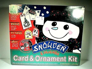 SNOWDEN & FRIENDS GIFT CARDS & ORNAMENT KIT VTG SOFTWEAR WINDOWS/MAC CDR VTG NIB - Picture 1 of 2