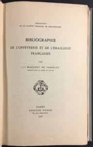 1925 French Bibliography Gold & Enamel Wares Orfevrerie Emaillerie Francaises - Picture 1 of 3