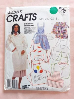 McCall's 876 Misses or Men's Aprons & Hat Pattern  One Size - Image 1 of 2