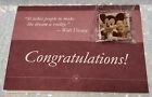 2007 Disneyland Earned Your Ears Walt And Mickey Cast Award Pin With Card, Sepia