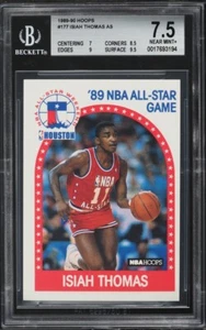 1989 Hoops Isiah Thomas ALL-STAR #177 BGS 7.5 - Picture 1 of 2