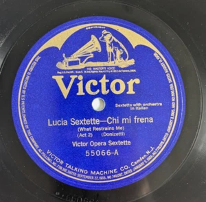 Victor Opera Sextette / Quartet – Chi Mi Frena / Bella Figlia Dell' Amore 12" 78 - Picture 1 of 2