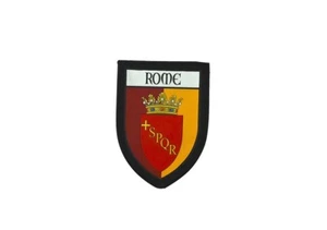 Patch printed embroidery travel souvenir shield city flag rome italy - Picture 1 of 1