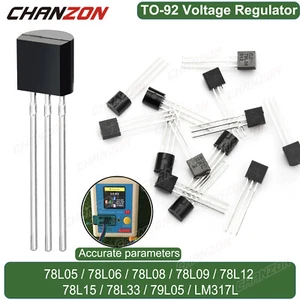 Regulador de voltaje To92 78L05 78L06 78L08 78L09 78L12 78L15 78L33 79L05 Lm317L - Imagen 1 de 14