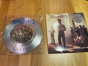 The Adventures 7 inch singles x 2, send my heart and another silent day NM - Picture 1 of 3