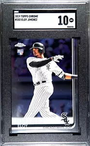 2019 Topps Chrome #202 Eloy Jimenez Rookie SGC 10 GM - Picture 1 of 2