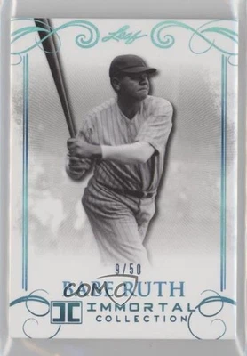 2017 Leaf Babe Ruth Immortal Collection Blue Spectrum /50 Babe Ruth #46 HOF - Image 1 of 2
