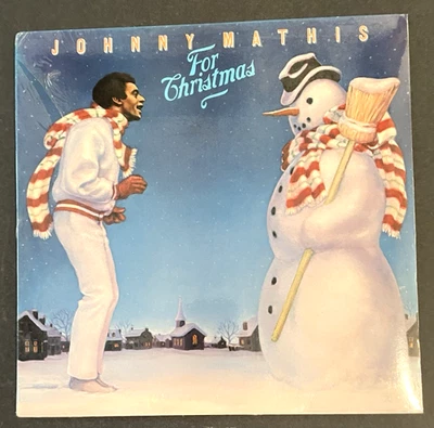 Johnny Mathis "For Christmas" LP 1984 Columbia Records - NEW / SEALED - Image 1 of 2