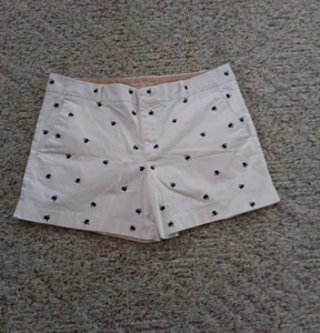 Damen City Chino weiß Shorts Palmen Größe 12 Banana Republic  - Bild 1 von 9