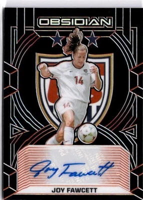 Joy Fawcett 2024-25 Panini Obsidian Class 1999 automático naranja USWNT #128/149 Foto 1 de 2