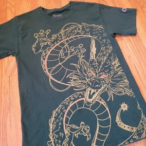 Champion Dragon Ball Z Shenron Small Green T-Shirt Tee Y2K Dragonball Anime - Picture 1 of 6