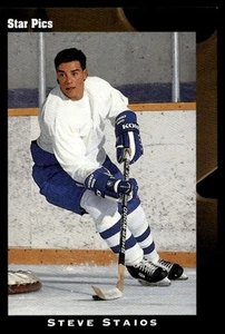 1991-92 Star Pics Steve Staios Auto St. Louis Blues #51 - Picture 1 of 2