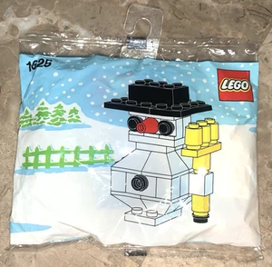 Sealed! LEGO Basic Snowman 1625 Set Vintage 1989 1980s Mini Pouch Set NOS New! - Picture 1 of 9