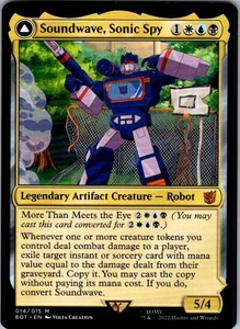 Soundwave, Sonic Spy M Universes Beyond: Transformers 14 casi nuevo - Imagen 1 de 1