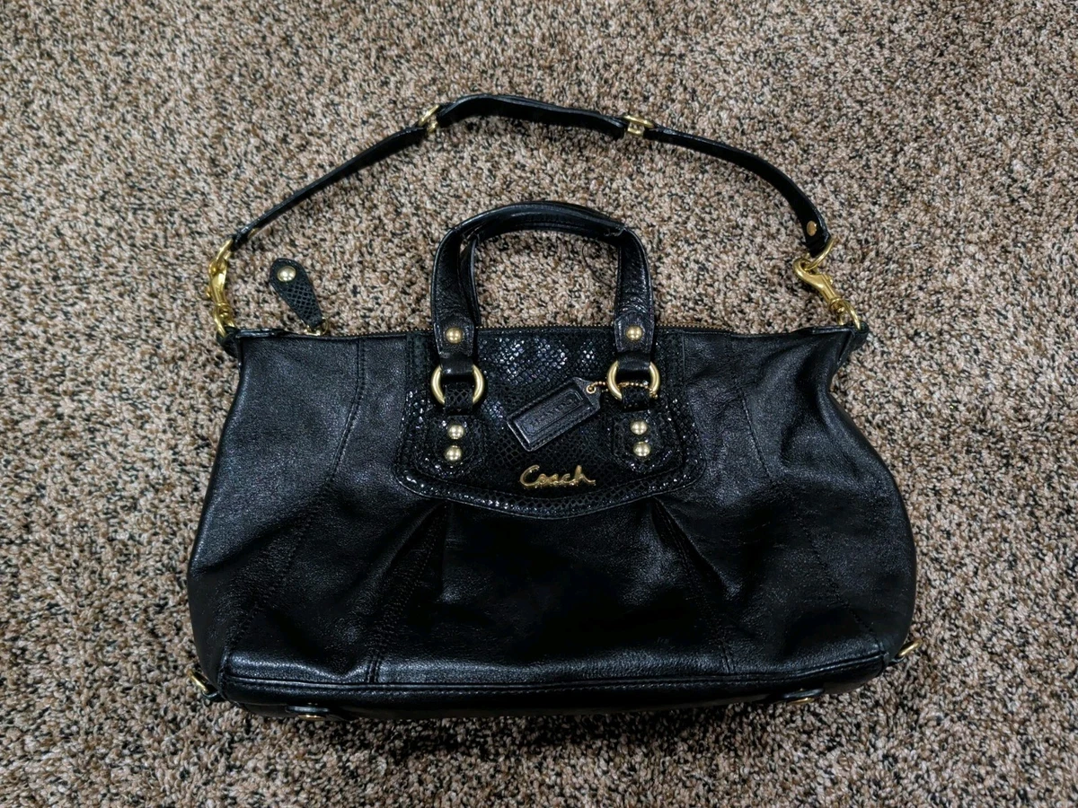 Coach Ashley Black Satchel/Top Handle Bags for Women for sale | eBay