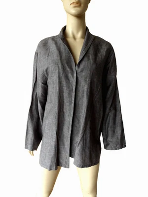 Talbots Sz L Pure Irish Linen Jacket Blazer Topper Light Coat Not Lined Vintage - Image 1 of 4