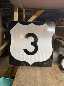 Vermont VT New Hampshire NH RT Route US 3 Highway Interstate Abzeichen Schild Schild - Bild 1 von 11