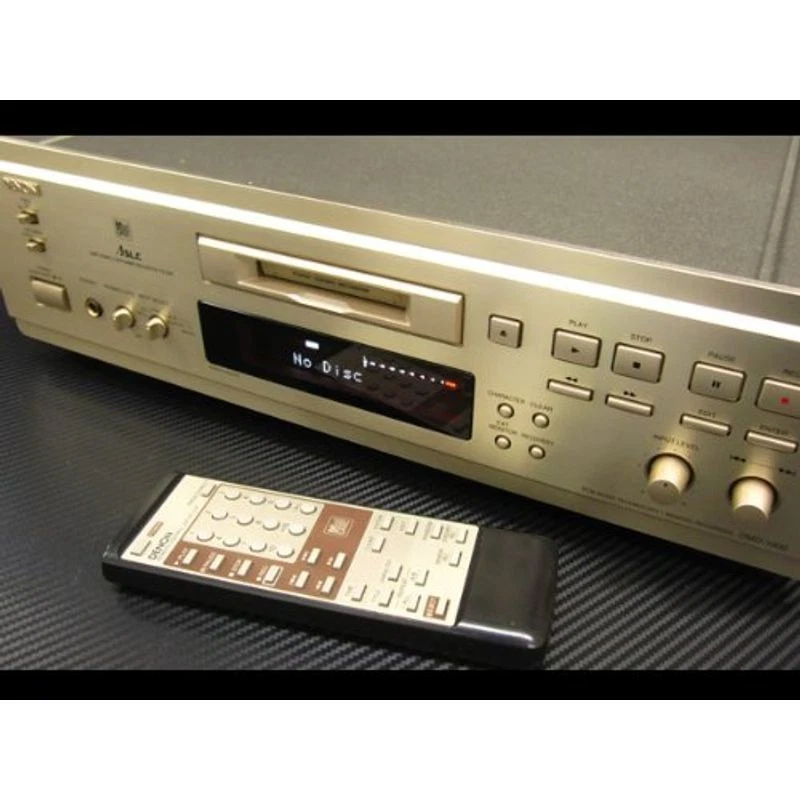 DENON DMD-1000 Minidisc MD Recorder Deck Tested Working Japan - Image 1 of 1