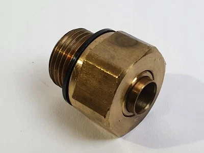 Dritto passante G3/8" ø8 mm ottone  - Immagine 1 di 4