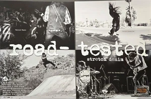 2012 (2PG)  PRINT AD -  VOLCOM JEANS AD - DAVID GONZALEZ / JEFF THE BROTHERHOOD - Picture 1 of 1