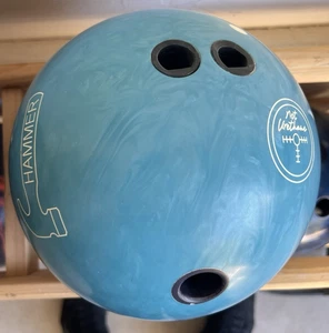 Hammer NU Blue Not Urethane Bowling Ball, 14lb 13 oz - Picture 1 of 3