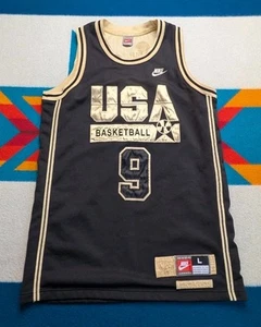 Maglia Michael Jordan Nike USA Olympic Dream Team oro 1992 Barcellona vintage grande - Foto 1 di 9