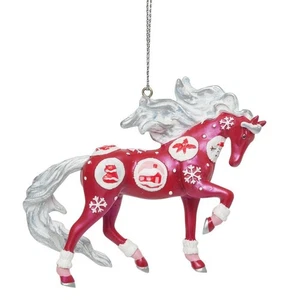 Tropp Trail of Painted Ponies Campionatore Natalizio Decorazione Natalizia 3,2”L Nuovo con scatola 2025 - Foto 1 di 4