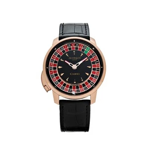 Jacob & Co. 'The Casino Tourbillon' CA100.40.AA.AA.ABALA Oro Rosa Ónix Negro - Imagen 1 de 9