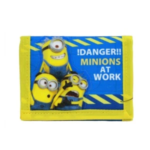 Despicable Me Minions " Minnios At Work "Trifold Kids Wallet - Picture 1 of 2