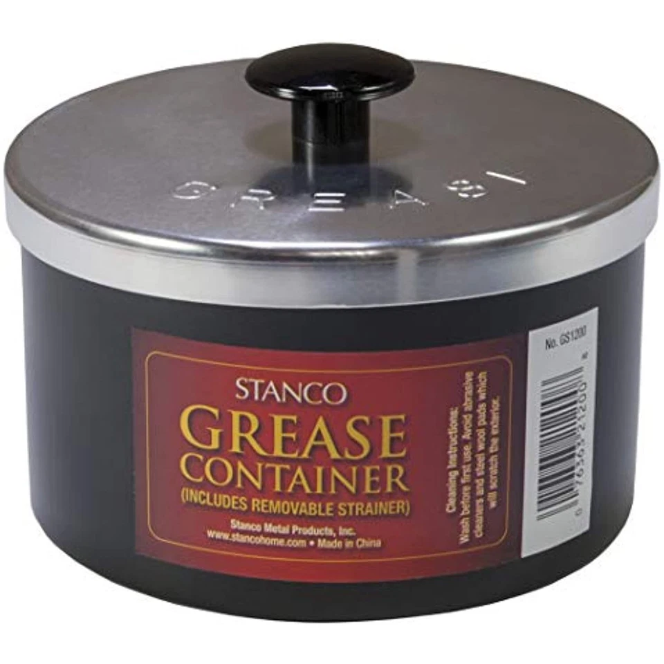 Stanco GS1200 Aluminum Grease Strainer - Holds 40 Fl Oz