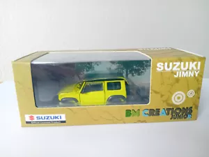 Suzuki Jimny JB43 Diecast miniature car yellow giallo cinetico BM Creations 1:64 - Foto 1 di 2