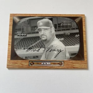 2004 Bowman Heritage Brad Penny Dodgers schwarz-weiß parallele Karte #22 - Bild 1 von 2