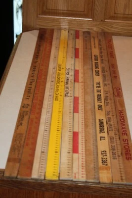 Lote de reglas de madera con palo de 10 metros cartel publicitario color arte artesanía pasatiempo palo de patio Foto 1 de 4