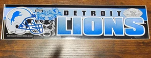 Detroit Lions Bumper Sticker Logo Collectable - Picture 1 of 1