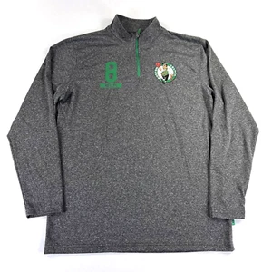 NWT UNK NBA Boston Celtics Antoine Kemba Walker #8 Basketball Quarter-Zip Youth - Picture 1 of 9
