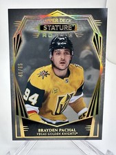 2022-23 UPPER DECK STATURE DESIGN VARIATION ROOKIE #190 BRAYDEN PACHAL /65