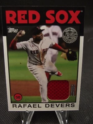 2021 Topps '86 Topps Relics #86RRD Rafael Devers - Image 1 of 2