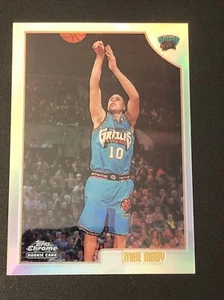 1998-99 Topps Chrome Mike Bibby Rookie Refractor #196 - Picture 1 of 2