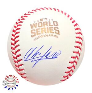 💥Aroldis Chapman💥 Chicago Cubs Signed 2016 World Series Baseball Autograph —SS