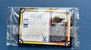  Sealed Traks Valvoline NASCAR Valvoline Cards - #49 WILLYS JEEP on back