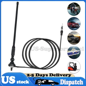 15.75" Marine Stereo Radio Antenna Boat FM AM Aerial for ATV UTV Car Yacht - Picture 1 of 14