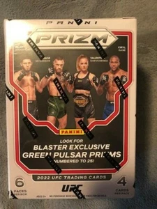 2022 Panini Prizm UFC Sealed Blaster Box Green Pulsar Prizm Free Shipping - Bild 1 von 2