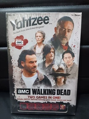 行尸走肉 Yahtzee 游戏“全新”原厂封装包括额外游戏 AMC — 第 1/4 张图片