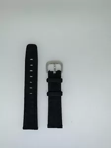 Movado Bold Black Python watch band strap 18MM - Picture 1 of 2